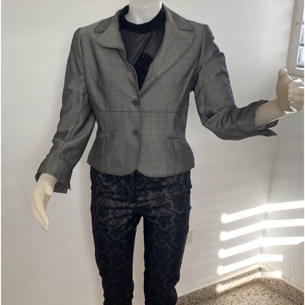 Tahari grey Blazer